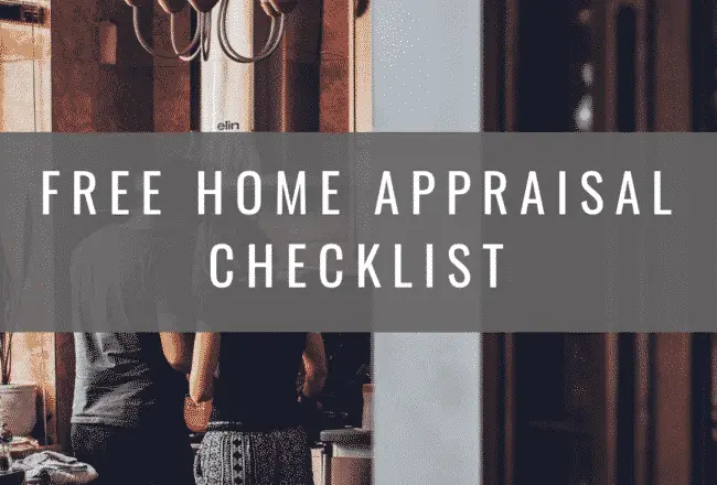in home appraisal checklist