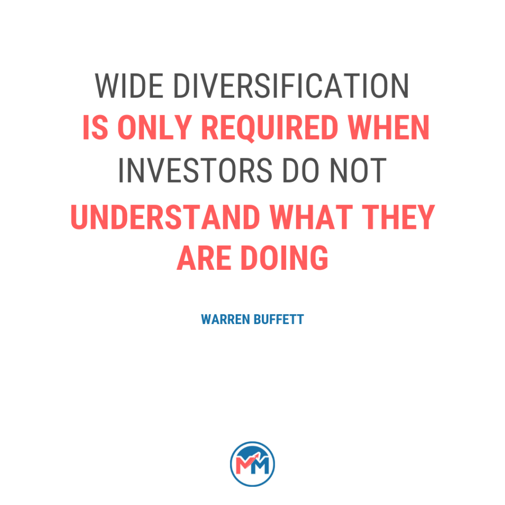 Warren Buffett Quote - Wide Diversification