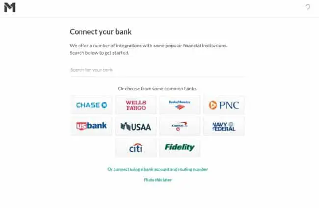 M1 Finance Connect a Bank Account